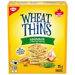 Christie Spinach and Roasted Garlic Crackers 175 g, $2.57/100g