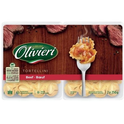 Olivieri Beef Tortellini, Twin Pack  500 g, $1.00/100g
