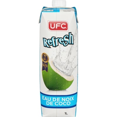 UFC Eau de coco à 100 % 1 l, 0,30 $/100ml