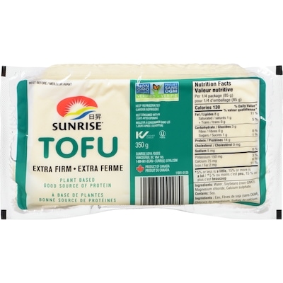 Sunrise Tofu extra ferme 350 g, 1,00 $/100g