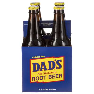 Christie Dads Root Beer  4x355.0 ml, $0.53/100ml