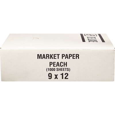 GFS Deluxe Paper Sheet, Peach 9 x 12 in 1000 ea, $0.03/1ea