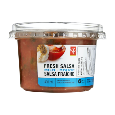 President's Choice Salsa, Fresh Mild 430 ml, $1.40/100ml