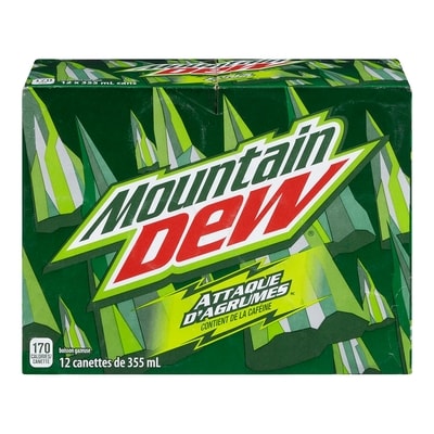 Mountain Dew Mountain Dew Boissons gazeuses 12x355.0 ml, 0,18 $/100ml