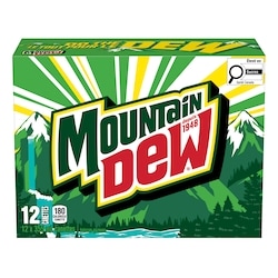 Mountain Dew Boisson gazeuse 12x355.0 ml, 0,20 $/100ml