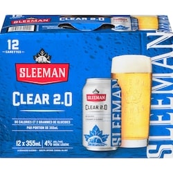 Sleemans Bière clear, 12 canettes (Pièce d’identité requise au moment du ramassage) 12x355.0 ml, 0,56 $/100ml