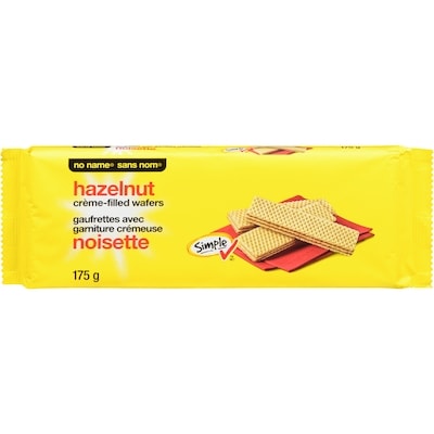 Sans Nom Gaufrettes avec garniture crémeuse à la noisette 175 g, 0,86 $/100g