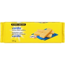 Sans Nom Gaufrettes avec garniture crémeuse à la vanille 175 g, 1,14 $/100g