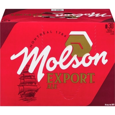 Molson Export Beer (ID required at pick-up) 30x355.0 ml, $0.44/100ml