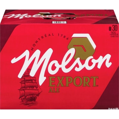 Molson Bière Export (Pièce d’identité requise au moment du ramassage) 30x355.0 ml, 0,45 $/100ml