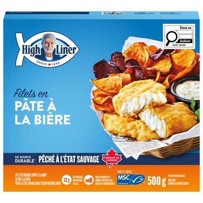 High Liner Filets en pâte à la bière 500 g, 2,20 $/100g