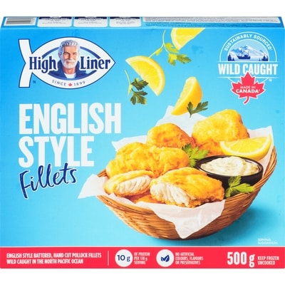 High Liner Fillets English Style 500 g, $2.20/100g