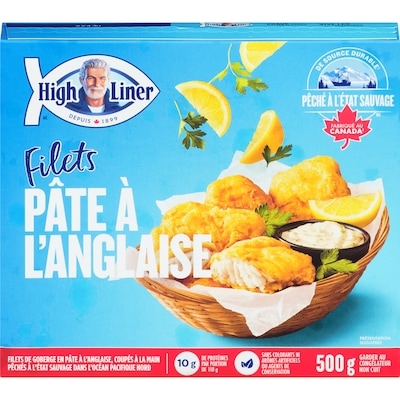 High Liner Filets en pâte à l’anglaise 500 g, 1,70 $/100g