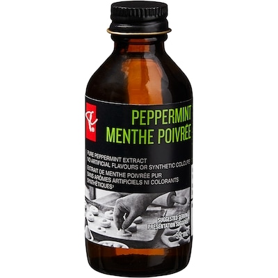PC Collection noire Extrait de menthe poivrée pur 59 ml, 9,32 $/100ml