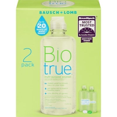 Biotrue Multi-Purpose Solution      2x300.0 ml, $3.17/100ml
