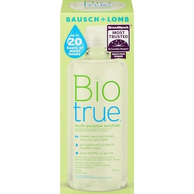 Biotrue Multi-Purpose Solution      300 ml, $4.66/100ml