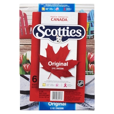 Facial Tissue, 6 pack