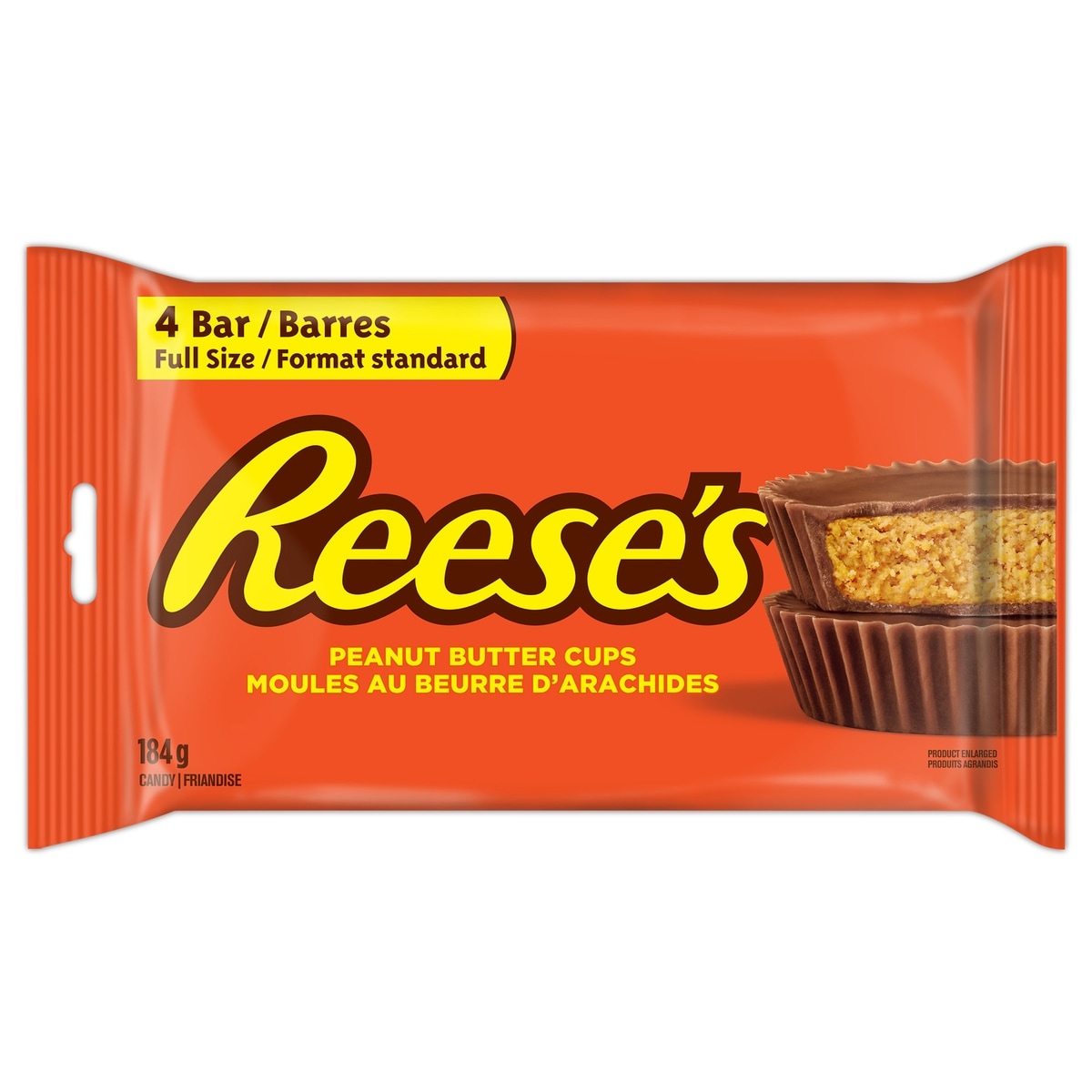 REESE'S Peanut Butter Cup Candy Pack of 4
