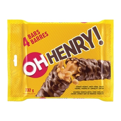 Oh Henry! Chocolatey Bars 232 g, $3.23/100g