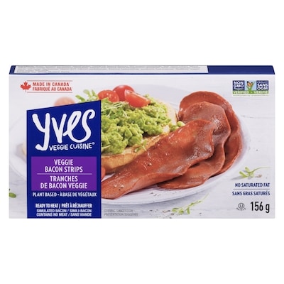 Yves Tranches de bacon végétarien 156 g, 3,84 $/100g