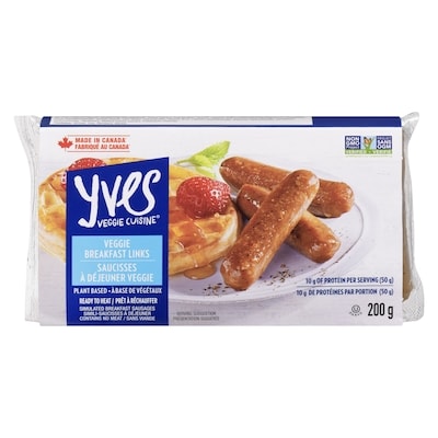 Yves Veggie Breakfast Links 200 g, $3.50/100g