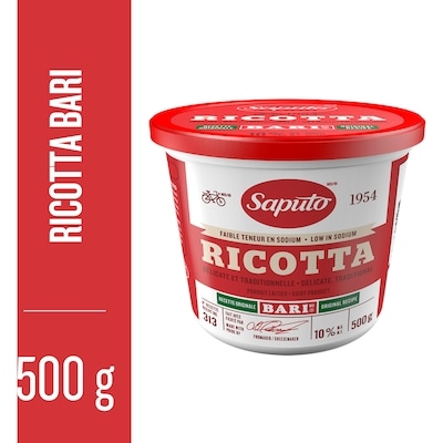 Saputo Bari Ricotta 500 g, $1.70/100g