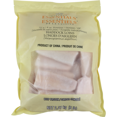 Kitchen Essentials Filet d’aiglefin surgelé individuellement 2.27 kg, 2,29 $/100g