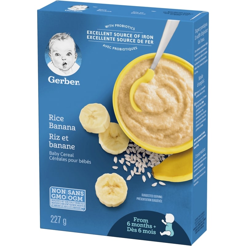 Gerber Rice & Banana Baby Cereal