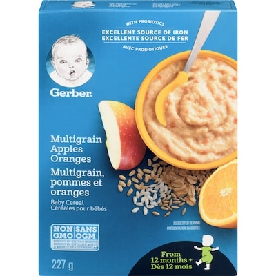 Nestlé Gerber Organic Apple Cereal Grain 227 g, $2.42/100g
