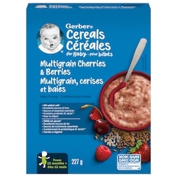 Nestlé Gerber Stage 4 Multigrain Cherries & Berries Baby Cereal 227 g, $2.42/100g