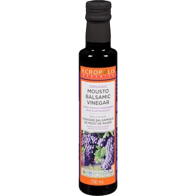 Acropolis Vinaigre balsamique biologique Mousto 250 ml, 6,40 $/100ml