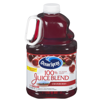 Ocean Spray 100% Juice Blend, Cranberry 3 l, $0.28/100ml