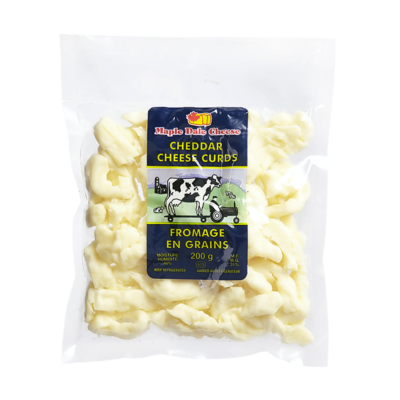 Maple Dale Canadian White Cheddar Curds 200 g, $4.15/100g