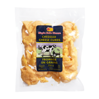 Maple Dale Canadian Cheddar Curds 200 g, $4.15/100g