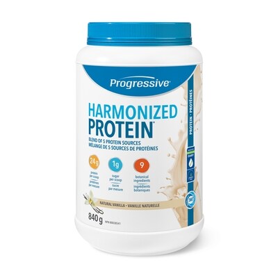 Progressive Harmonized Protein, Vanilla 840 g, $9.52/100g
