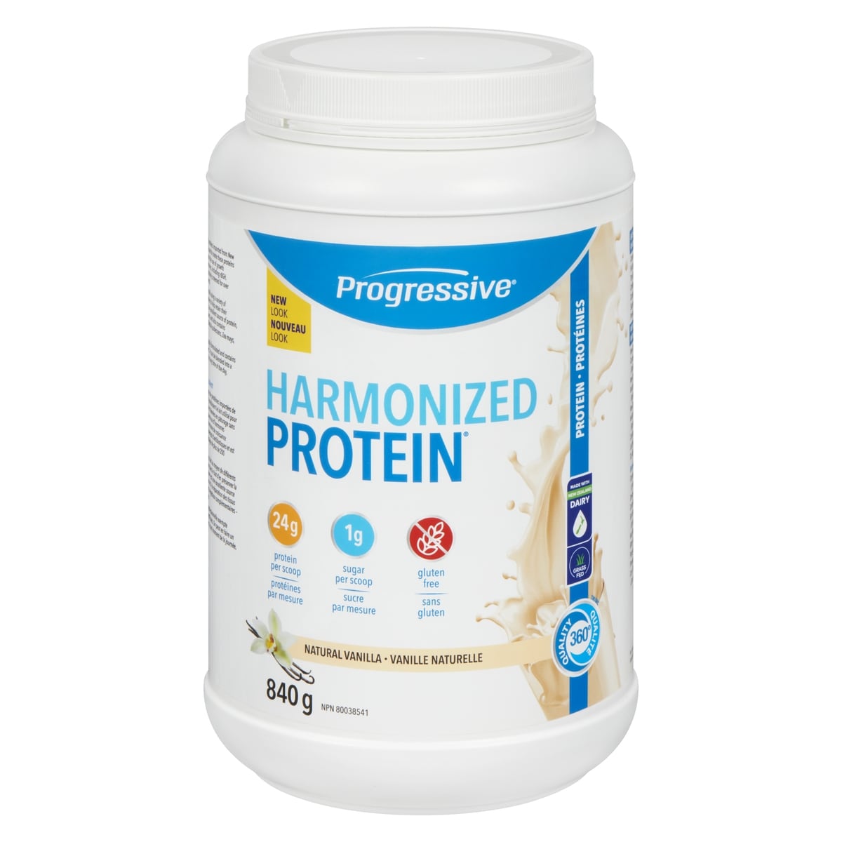 Progressive Harmonized Protein, Vanilla 840 g, $8.21/100g