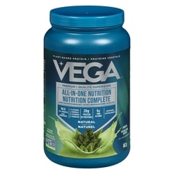 Vega All-in-One Protein Powder, Natural 862 g, $6.96/100g