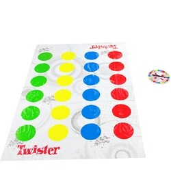 OSDUE Tapis de Jeu Twister, Equilibre et Flexibilité pour Familles Équipes | TwistinJeux, Tapis De Sol Déformé Classic Funny Moves, Jeu de pour