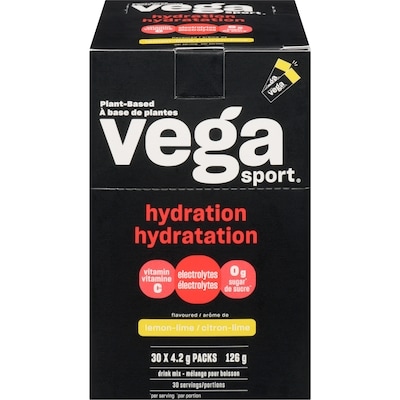 Vega Sport Electrolyte Hydrator, Lemon Lime 12x30.0 ea, $0.09/1ea