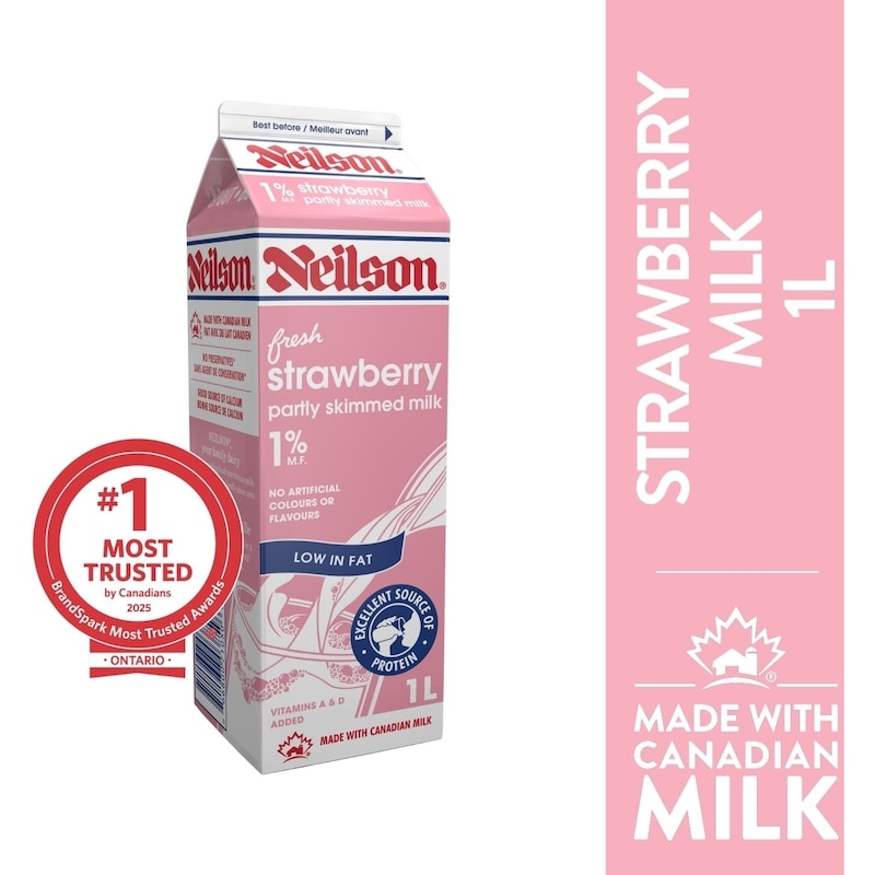 スキー Milk Neilson Strawberry Milk - 1 l | Zehrs