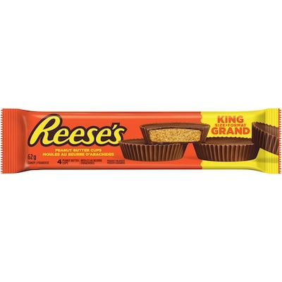 Reese's Reese Peanut Butter Cups, King Size 24x62.0 g, $3.02/100g