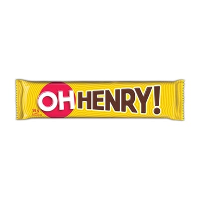 Oh Henry! Barre Chocolatée De Format Standard 58 g, 3,43 $/100g