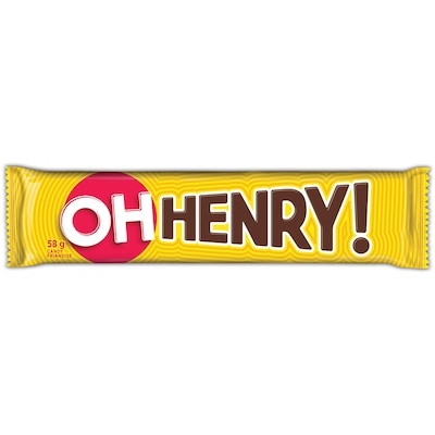 Oh Henry! Barre chocolatée de format standard 58 g, 3,43 $/100g
