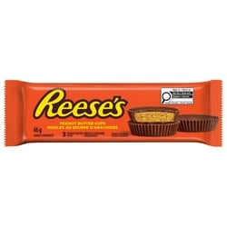 Reese's Peanut Butter Cups Candy 46 g, $2.72/100g