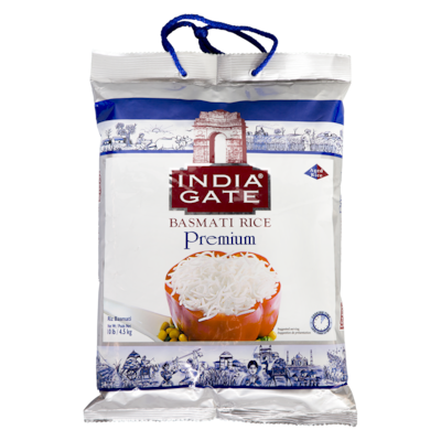 null Basmati Rice Premium, case 4.54 kg, $0.37/100g