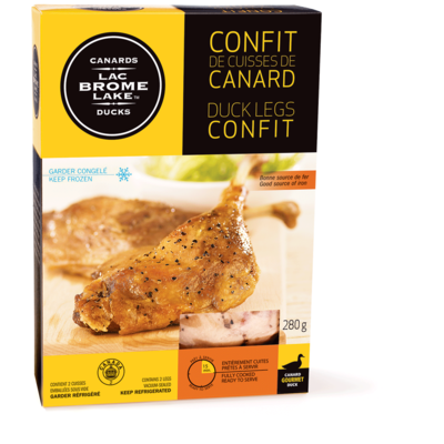 Brome Lake Fresh Confit Duck Legs 280 g, $6.07/100g