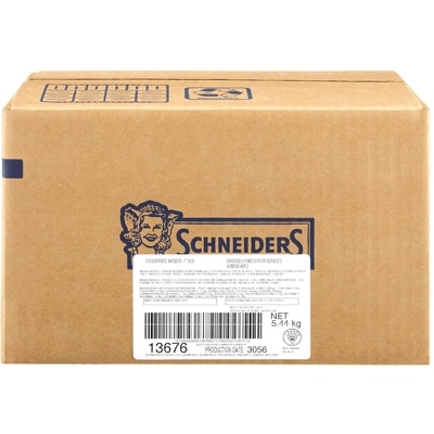 Schneiders 7" Wieners, Frozen 5 kg, $1.16/100g