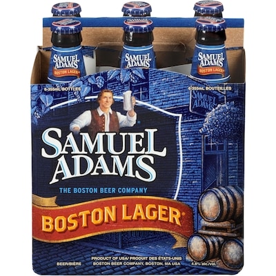 Samuel Adams Lager, Boston, 6 Pack (ID required at pick-up) 6x355.0 ml, $0.66/100ml