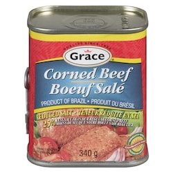Grace Grace Boeuf Sale Reduit Sodium 340 g, 1,76 $/100g