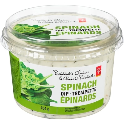 le Choix du Président Trempette Aux Épinards 454 g, 1,76 $/100g